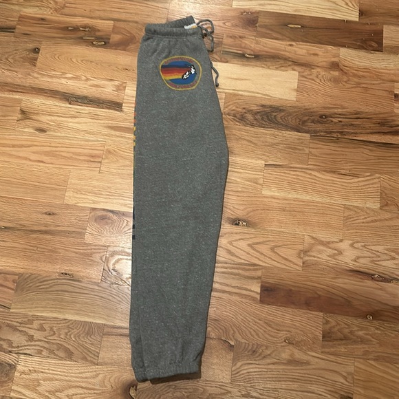 Aviator Nation NYC Sweatpants - Heather Grey - Picture 2 of 5